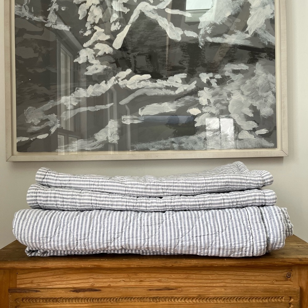 Schoolhouse Electric Diamond Ticking Quilt